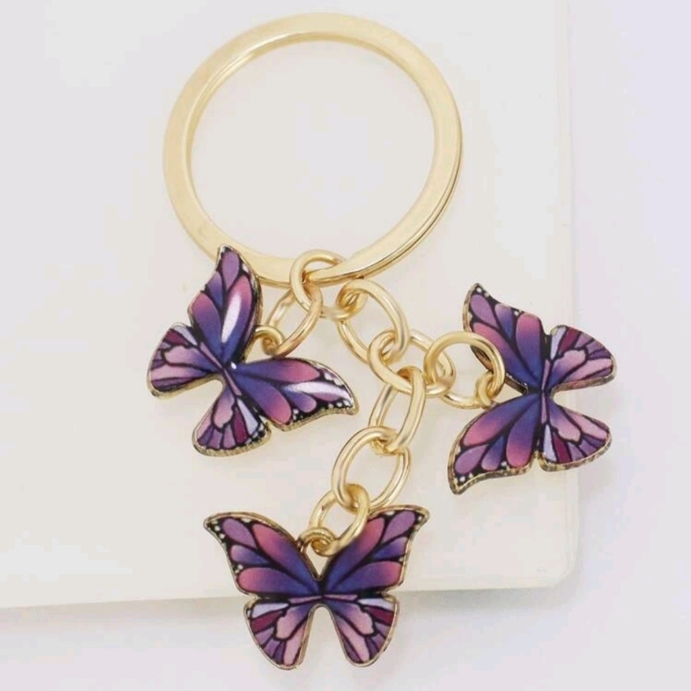 💖 Butterfly Charm Keychain